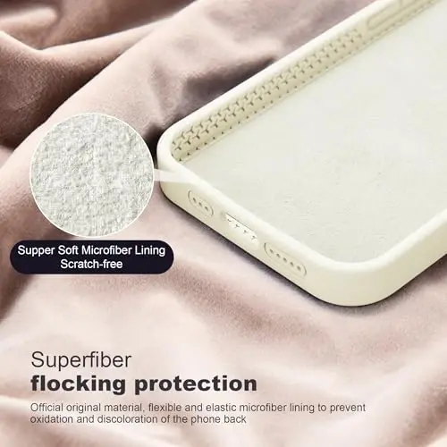 SKYLMW for iPhone 15 Pro Max Case with Magnetic Invisible Stand Compatible with MagSafe Military Drop Tested Shockproof Liquid Silicone iPhone 15 Pro Max Phone Cases for Women Men 6.7'' 2023,White - 5