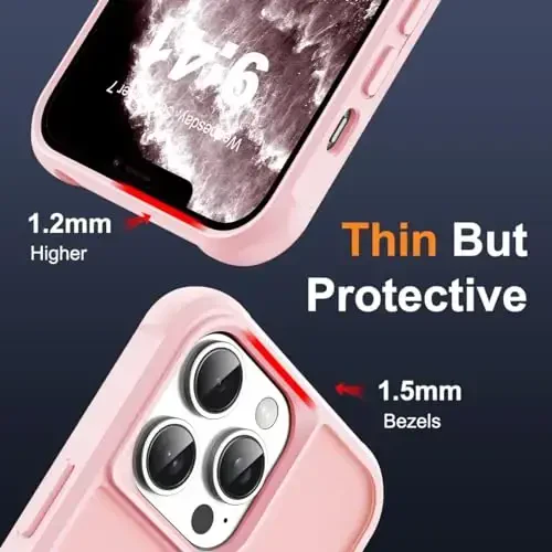 SKYLMW iPhone 11 Pro Max uchun g'ilof, ko'rinmas magnit O-Ring stend bilan, harbiy darajadagi yarim shaffof g'ilof iPhone 11 ProMax 6.5