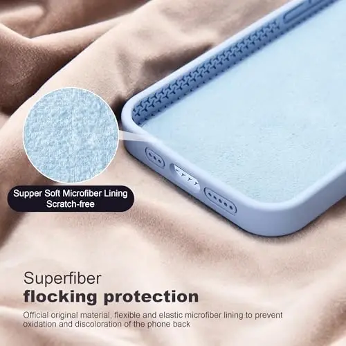 SKYLMW iPhone 11 uchun mo'ljallangan g'ilof, magnitli ko'rinmas stend bilan, Mag-Safe bilan mos, harbiy tomchiga chidamli zarbaga bardoshli silikon telefon g'iloflari ayollar va erkaklar uchun 6.1'', ko'k - 5