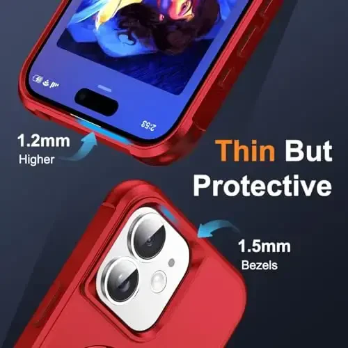 SKYLMW Compatible with iPhone 12 Case & iPhone 12 Pro Case 6.1