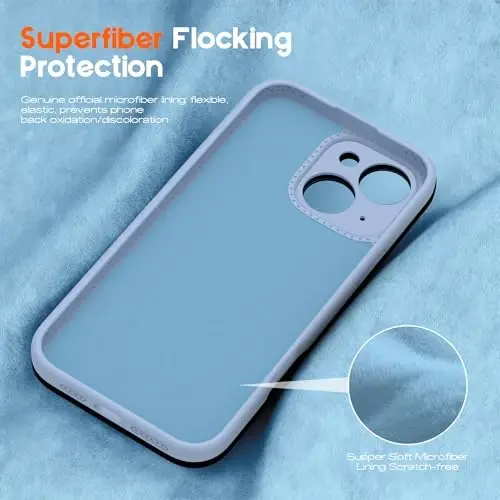 SKYLMW Compatible with iPhone 14 Case with Magnetic Invisible Stand [Compatible with Mag-Safe][Cute Aesthetic Striped Pattern] Silicone 14 Phone Case for Women Men 6.1
