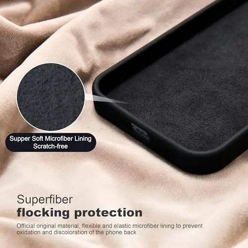 SKYLMW Compatible with iPhone 15 Pro Case with Magnetic Invisible Stand Compatible with Mag-Safe Military Drop Tested Shockproof Silicone 15 Pro Phone Cases for Women Men 6.1'', Black - 5
