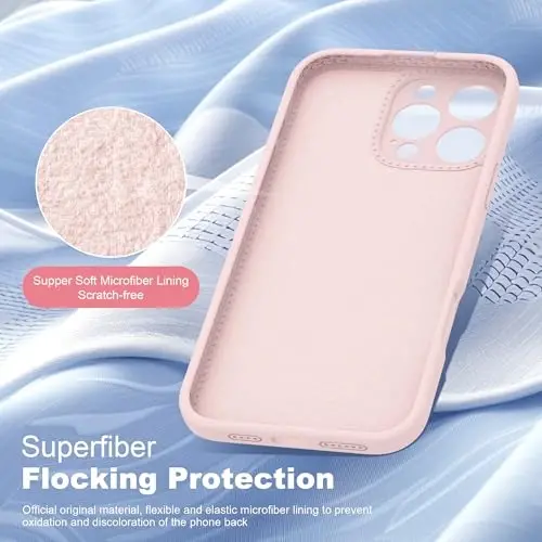 SKYLMW Designed for iPhone 16 Pro Case with Magnetic Invisible Stand Compatible with Mag-Safe Military Drop Tested Shockproof Silicone Phone Cases for Women Men 6.3'', Pink - 5