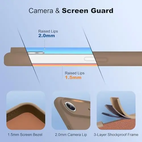 SKYLMW iPhone 17 Air bilan mos keladigan Magnit Ko'rinmas Stend bilan Mag-Safe Harbiy Tomchi Sinovdan o'tgan Zarba o'tkazmaydigan Silikon iPhone 17 Air Telefon G'iloflari Ayollar Erkaklar uchun 6.6
