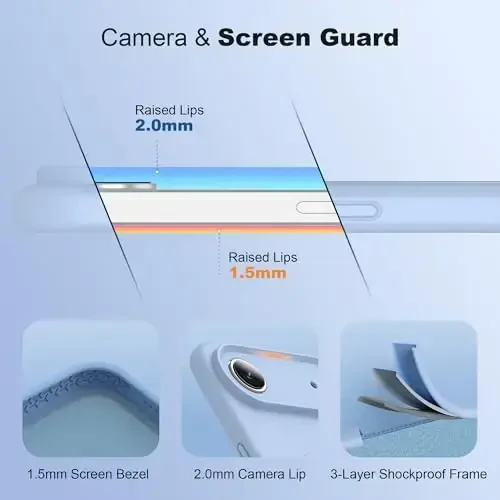 SKYLMW iPhone 17 Air bilan mos keladigan magnitli ko'rinmas stendli g'ilof Mag-Safe harbiy darajadagi zarbaga chidamli silikon iPhone 17 Air ayollar va erkaklar uchun telefon g'iloflari 6.6