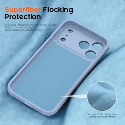 SKYLMW iPhone 17 Pro Max uchun g‘ilof, magnitli ko‘rinmas stend bilan, Mag-Safe bilan mos, harbiy standartlarga muvofiq tushishga chidamli zarbga bardoshli silikon iPhone 17 Pro Max ayollar va erkaklar uchun telefon g‘ilofi 6.9