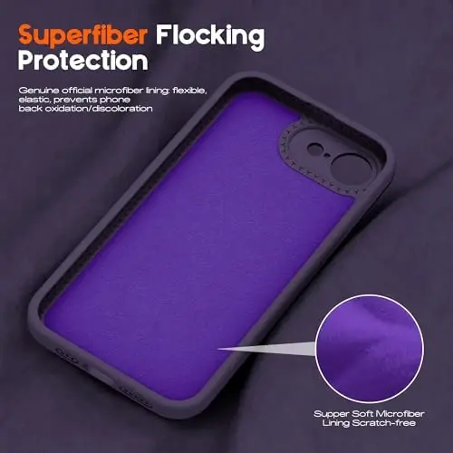 SKYLMW Compatible with iPhone 16E Case with Magnetic Invisible Stand [Compatible with Mag-Safe][Cute Aesthetic Striped Pattern] Silicone 16E Phone Case for Women Men 6.1