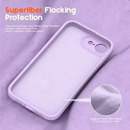 SKYLMW Compatible with iPhone 17E Case with Magnetic Invisible Stand [Compatible with Mag-Safe][Cute Aesthetic Striped Pattern] Silicone 17E Phone Case for Women Men 6.1