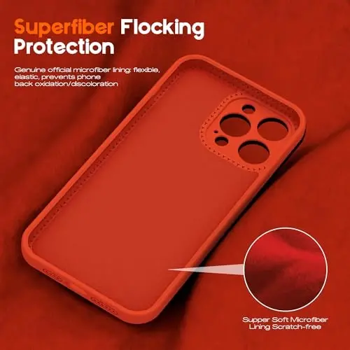SKYLMW Совместим с чехлом для iPhone 14 Pro с магнитной невидимой подставкой [Совместимо с Mag-Safe] [Милый эстетичный полосатый узор] Силиконовый чехол для телефона 14 Pro для женщин и мужчин 6,1 дюйма, красный/розовый - 5