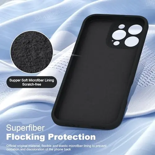 SKYLMW Совместим с чехлом для iPhone 16 Pro с магнитной невидимой подставкой, совместим с Mag-Safe, военные испытания на падение, ударопрочный силикон 16 Pro, чехлы для телефонов для женщин и мужчин, 6,3 дюйма, черный - 5