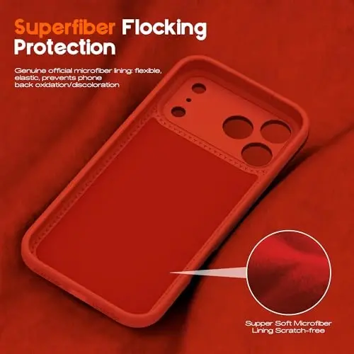 SKYLMW Совместим с чехлом для iPhone 17 Pro с магнитной невидимой подставкой [Совместим с Mag-Safe][Милый эстетичный полосатый узор] Силиконовый чехол для телефона 17 Pro для женщин и мужчин 6,3 дюйма, красный/розовый - 5