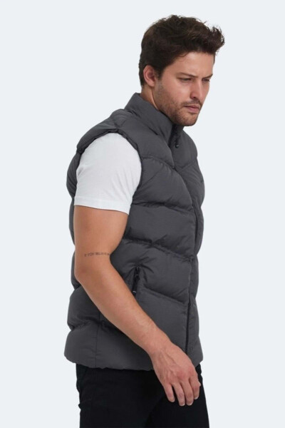 Slazenger Erkaklar uchun Puff Vest ST24YE003 - Kulrang - 2