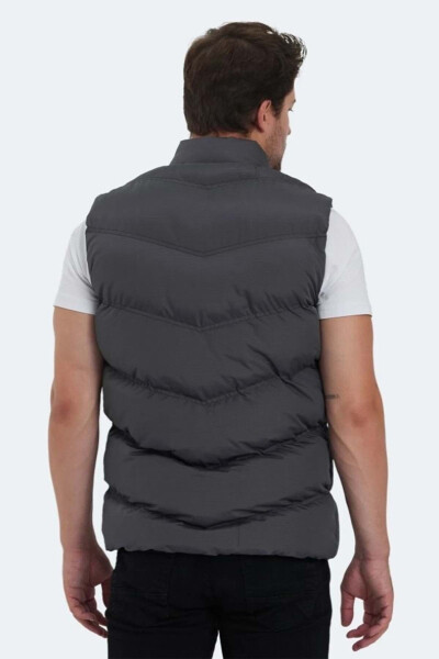 Slazenger Erkaklar uchun Puff Vest ST24YE003 - Kulrang - 6