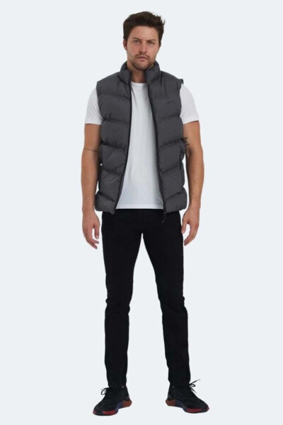 Slazenger Men's Puffer Vest ST24YE003 - Grey - 5