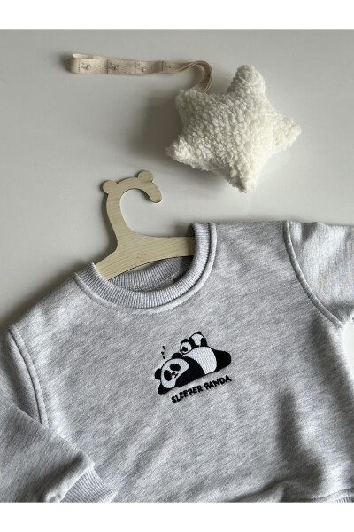 Sleeper Panda Nakışlı Pamuklu Sweatshirt - 2