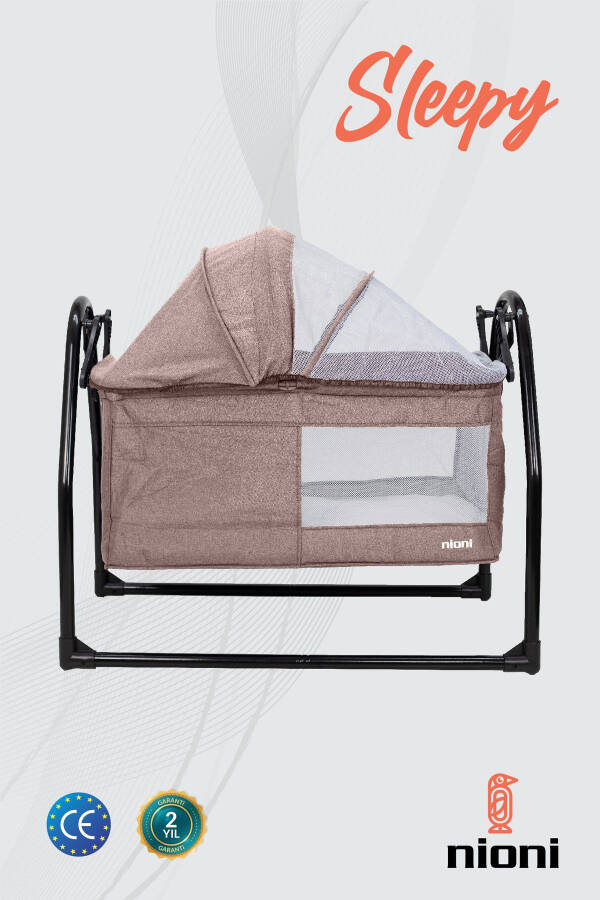 Sleepy Rocking Cradle with Inner Mattress Included - 1