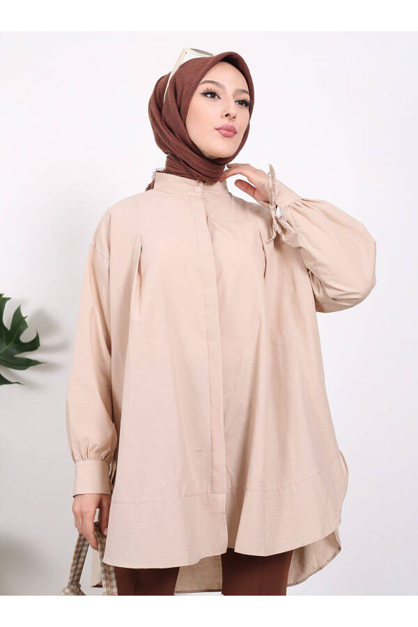 Sleeved Tunic - Stone Color - Vav - 3