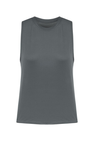 Sleeveless Cycling Neck Tank Top - 13