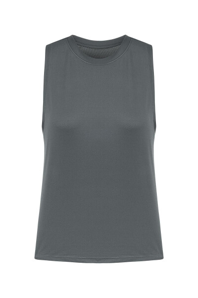 Sleeveless Cycling Neck Tank Top - 6