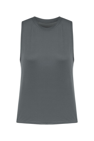 Sleeveless Cycling Neck Tank Top - 20