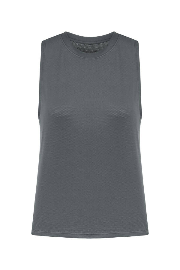 Sleeveless Cycling Neck Tank Top - 20