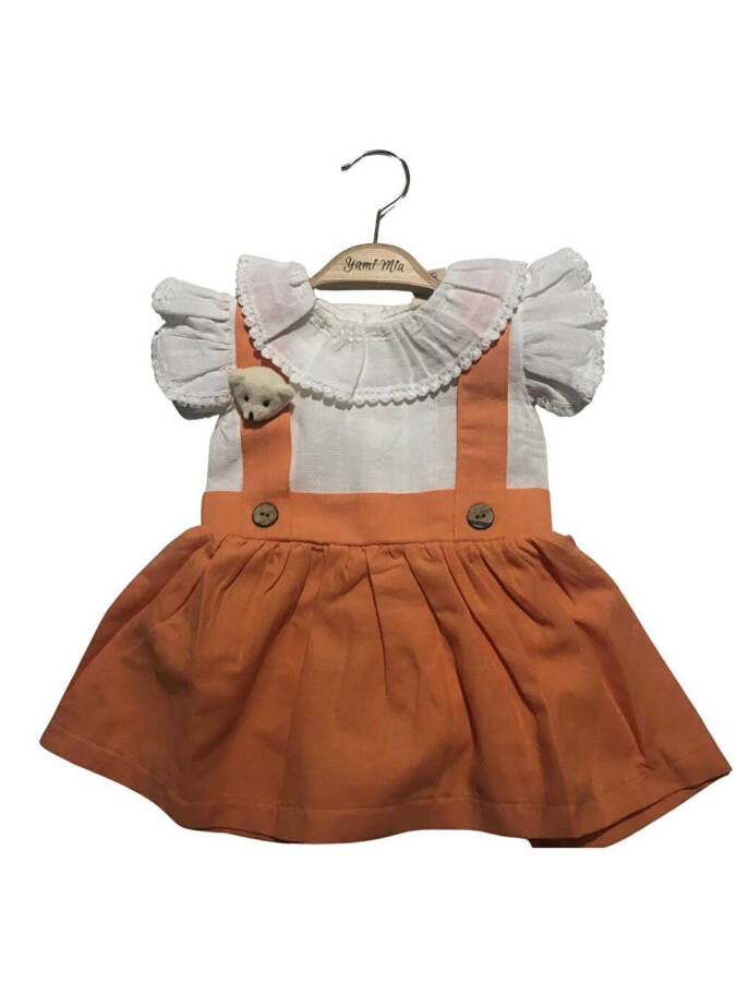 Sleeveless Dress with Blouse for Baby Girl - 1