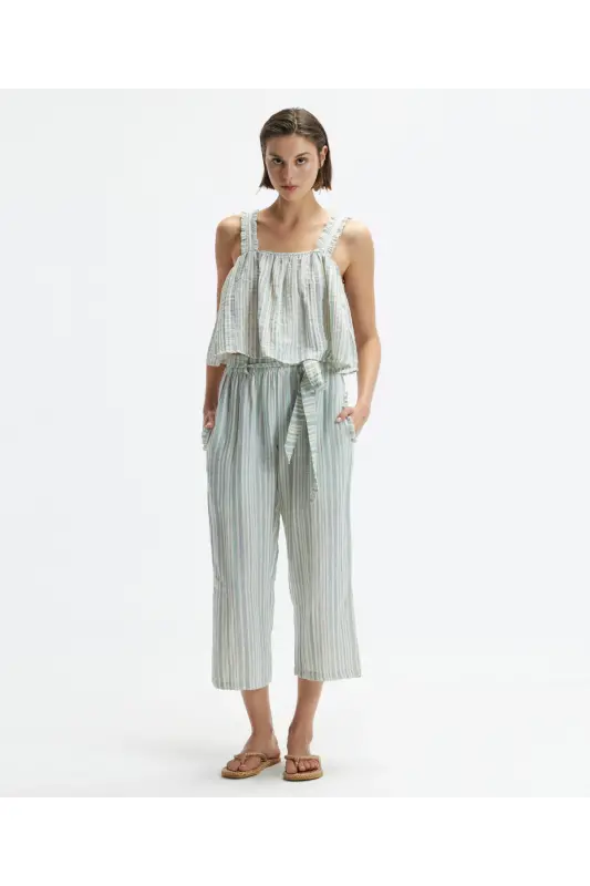 Sleeveless Flowy Blouse - YARGICI