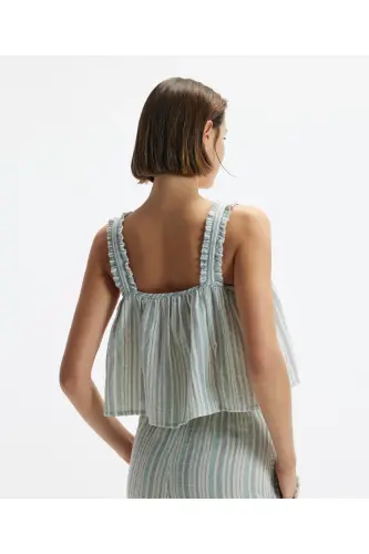 Sleeveless Flowy Blouse - 2