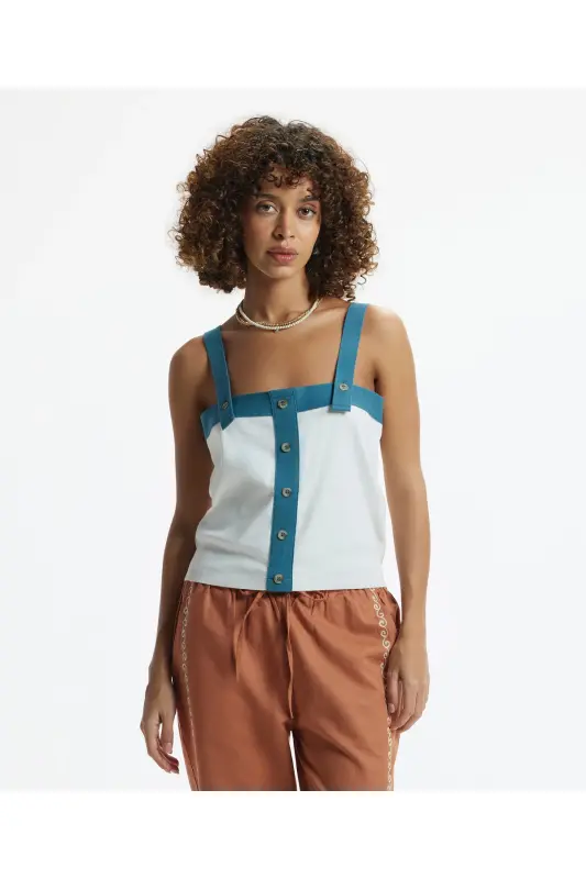 Sleeveless Knit Blouse - YARGICI