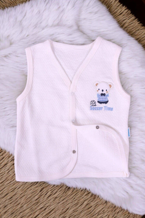 Sleeveless Quilted Baby Vest (Mouse Pattern) - 2