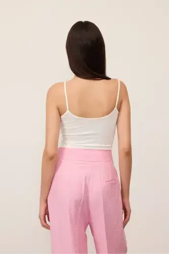 Sleeveless Tank Top A13224-l13m13-White - 4