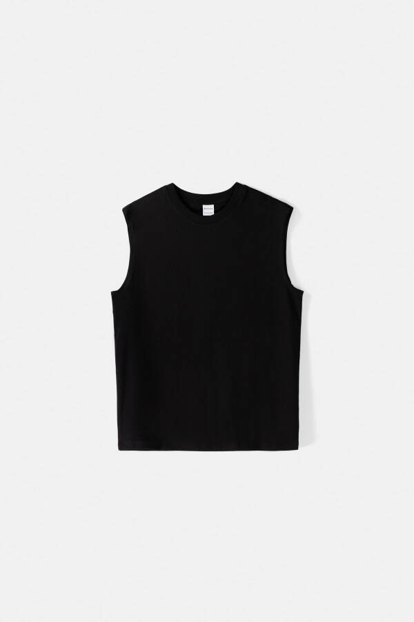 Sleeveless Worker Fit T-shirt - 2