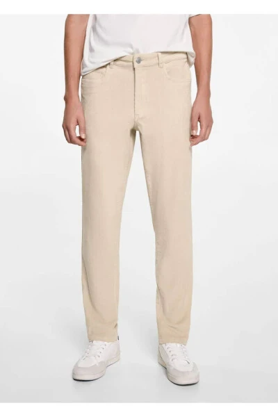 Slim Corduroy Pants - MANGO TEEN