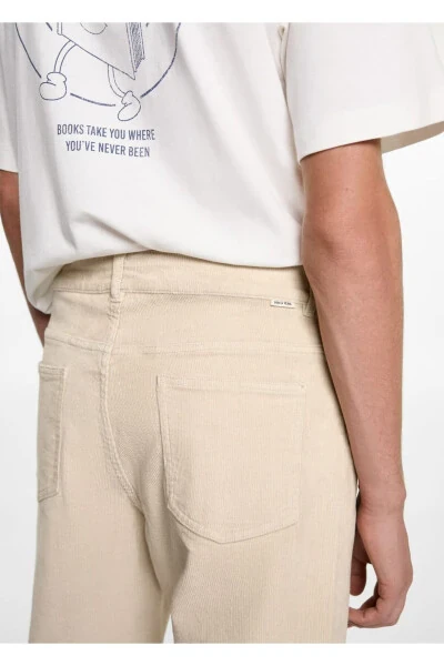 Slim Corduroy Pants - 7