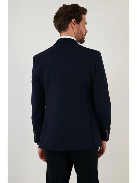 Slim Fit 6 Drop Double Vent Blazer Jacket BASELNA - 5