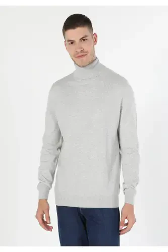 Slim Fit Balikchi Erkak Kulrang Tosh Kazak Cl1023624-q1.v2_STM - 4