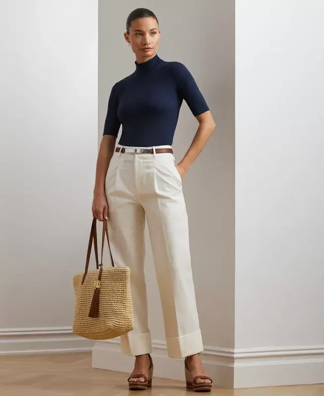 Slim-Fit Turtleneck - Lauren Navy - 5
