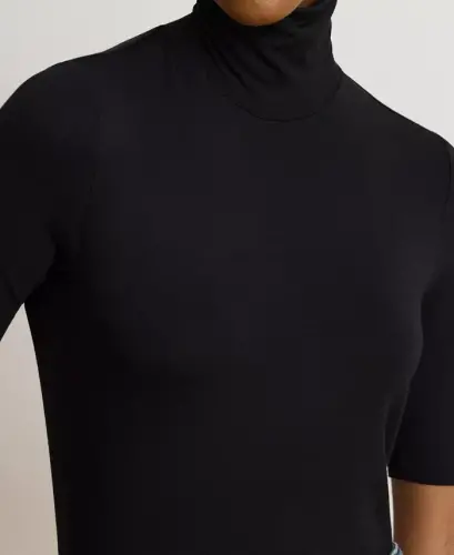 Slim-Fit Balıkçı Yaka-Lauren Lacivert - 9