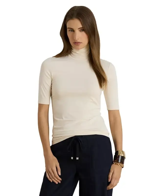 Slim-Fit Balıkçı Yaka-Lauren Lacivert - 11