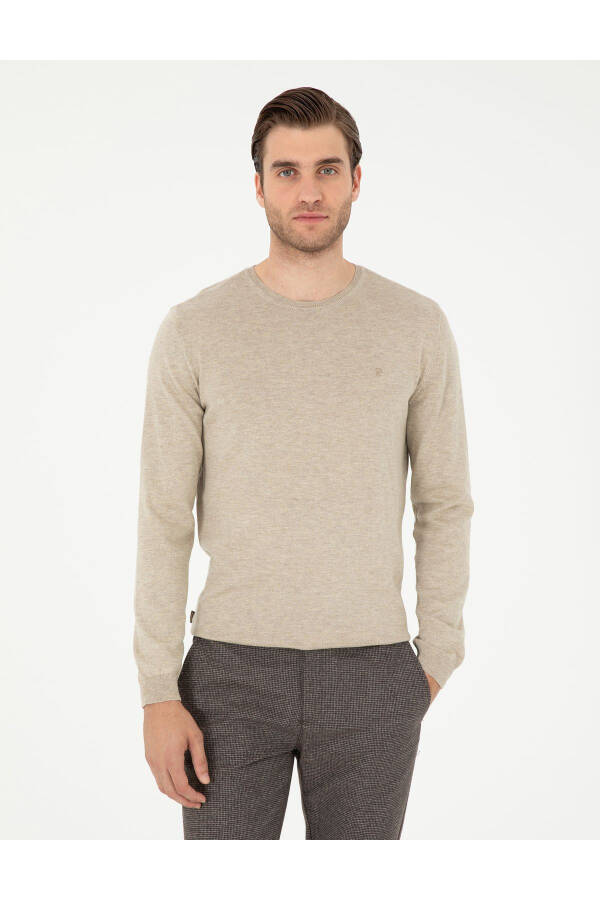 Slim Fit Basic Sweater (50296621-VR123) - 22