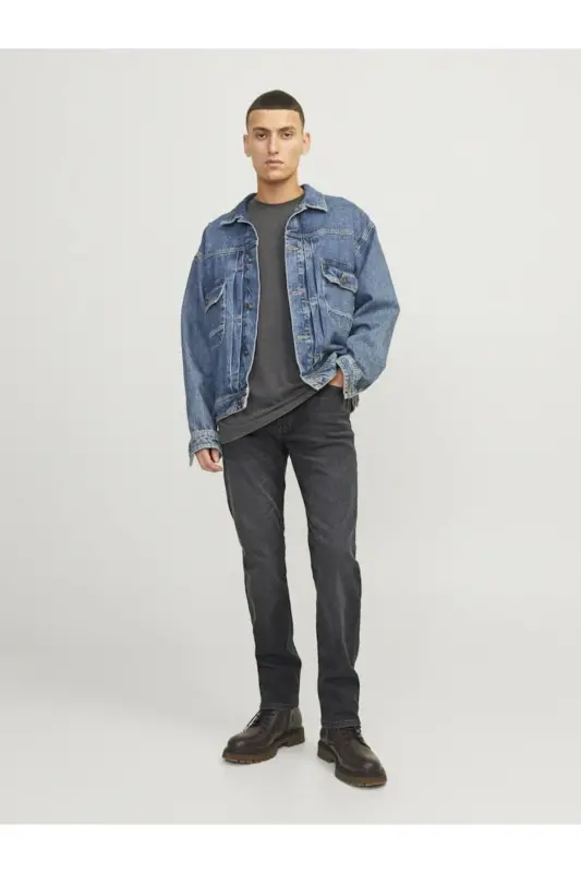 Slim fit black jeans - 3