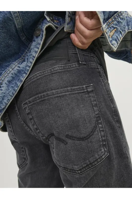 Slim fit black jeans - 5
