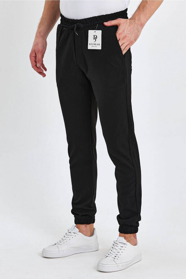 Slim Fit Black Jogger Pants - 3