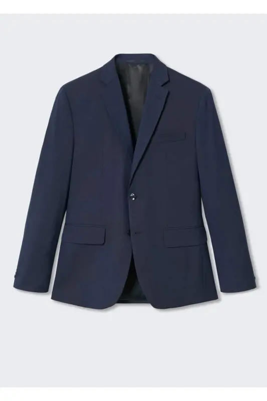 Slim Fit Blazer - Ink Navy - 3