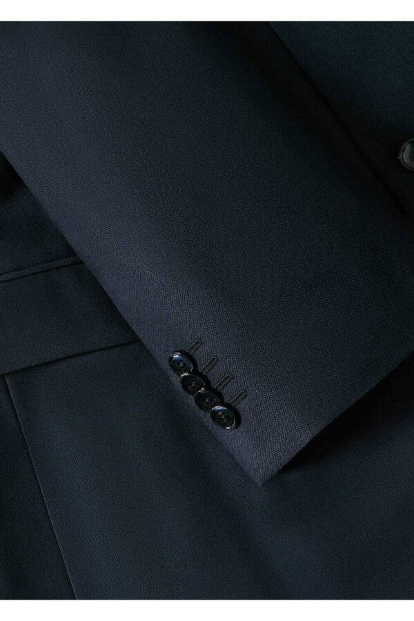 Slim-Fit Blazer Jacket - 5