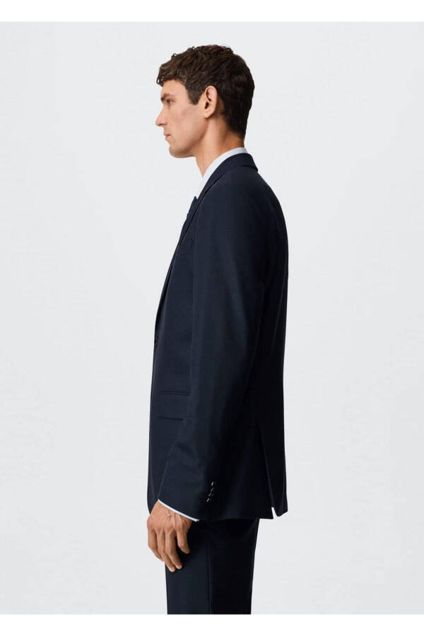 Slim-Fit Blazer Jacket - 6