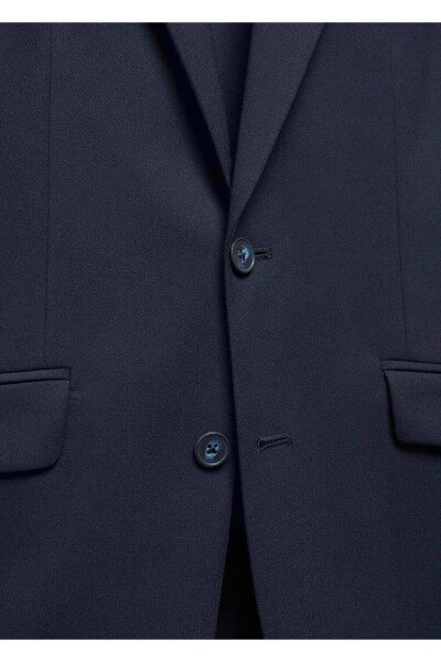 Slim Fit Blazer Jacket - 5