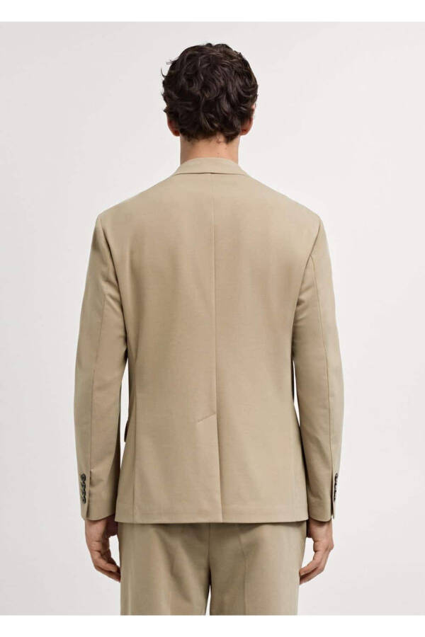 Slim Fit Blazer Jacket - 4