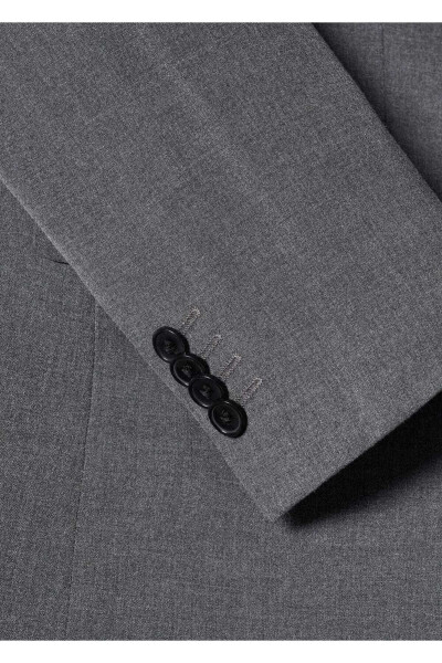 Slim Fit Blazer Jacket In Stretch Fabric - 6