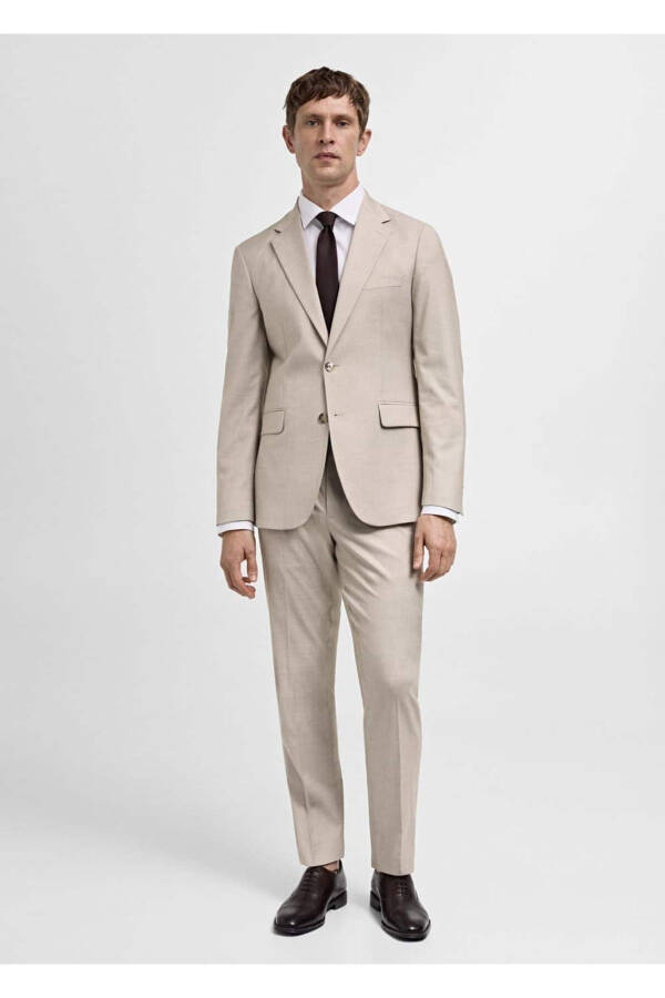 Slim fit blazer jacket with stretch - 2